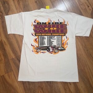 Vintage Florida State University 1999 National Champions FSU Shirt Mens L